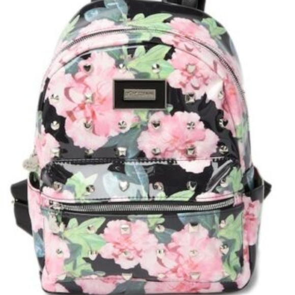 Betsey Johnson Handbags - Betsey Johnson PINK FLORAL BACKPACK